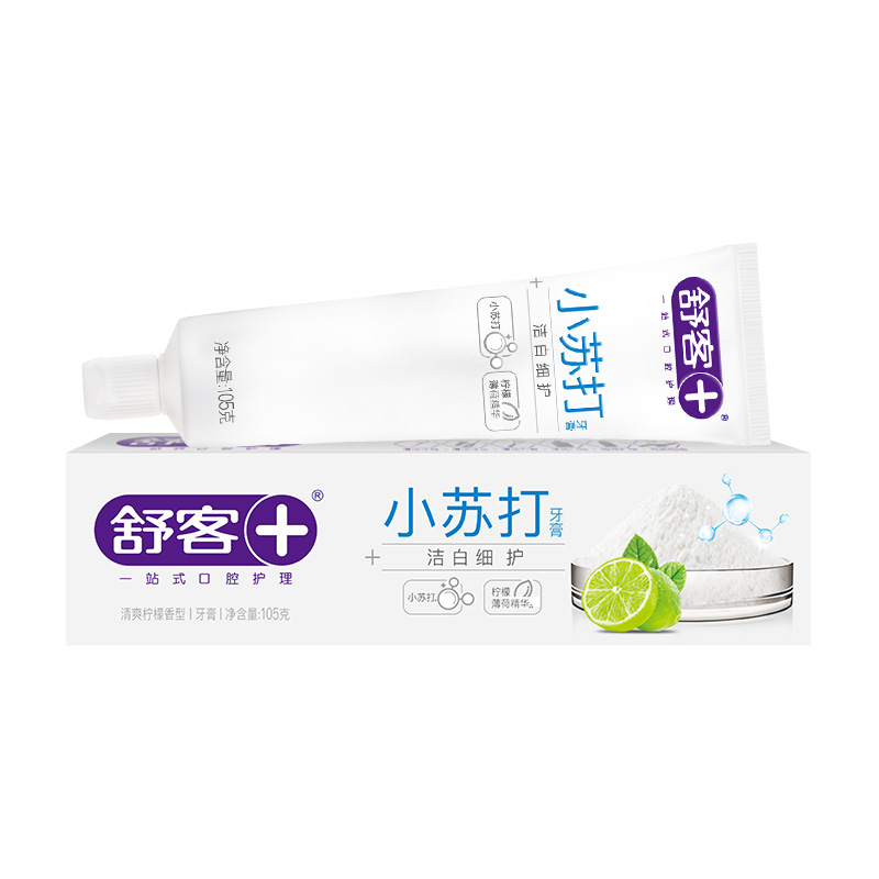 舒客小苏打洁白细护牙膏105g
