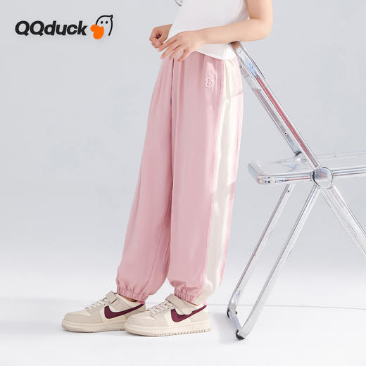 【凉感顺滑】【120-160】【可可鸭】男女童轻薄长裤儿童夏季防蚊裤（97.0%再生纤维素纤维 3.0%亚麻） 商品图1