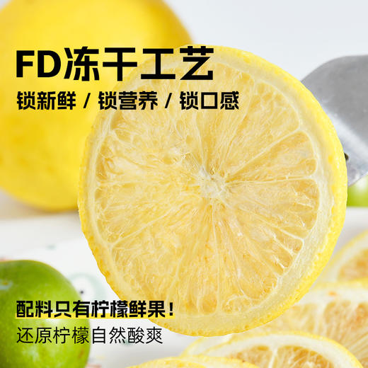 【喜善花房】冻干柠檬片50g*3袋 商品图4