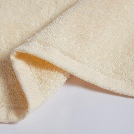 富安娜纯爱素色毛浴巾三件套(米)【分仓直发，72小时发货，周末节假日不发货】 商品图5