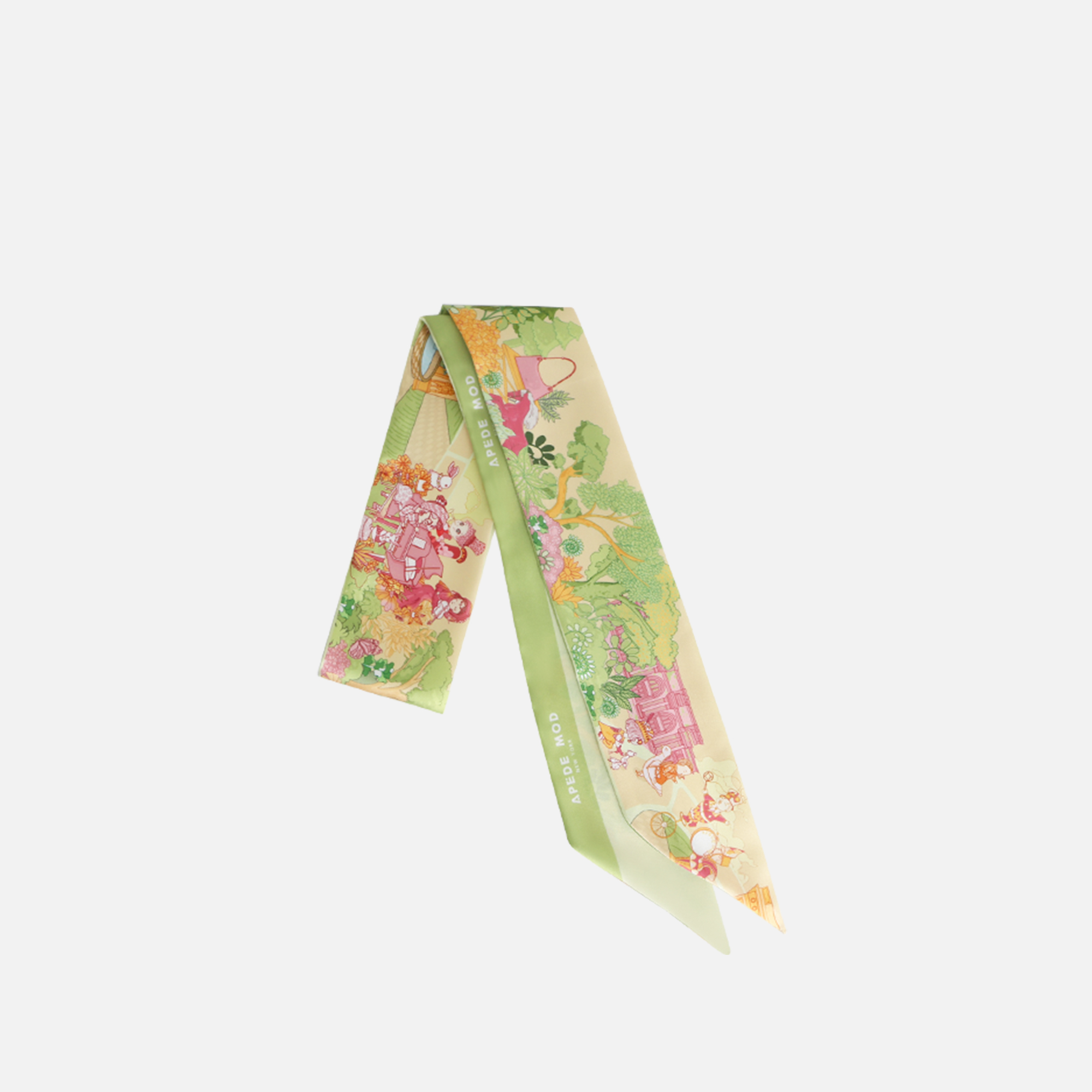 城市森林主题丝巾