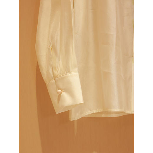 【线上专属】新中式衬衣(25710111柳絮-结缘款) 商品图2