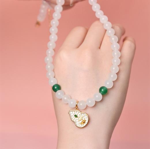 贝诗珠宝 【福伴】非洲翠项链&金丝玉首饰系列 母亲节礼盒 商品图8