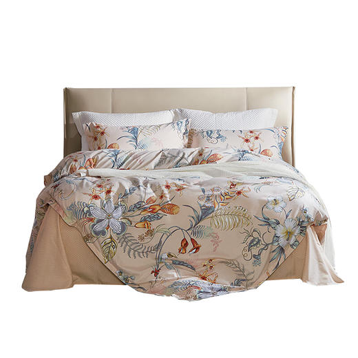 富安娜磨毛四件套-鹊舞江南【分仓直发，72小时发货，周末节假日不发货】 商品图0