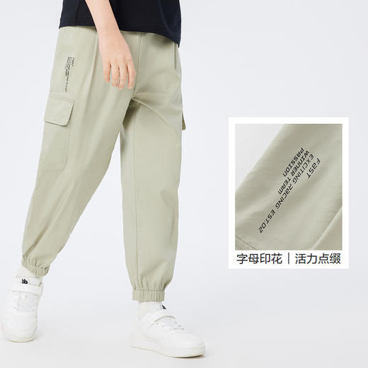 巴拉巴拉童装男童裤子儿童长裤夏装中大童印花休闲户外风工装裤潮 商品图3