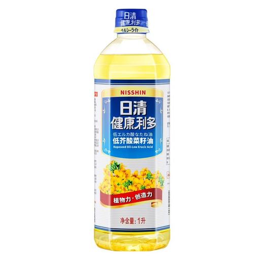 日清 健康利多低芥酸菜籽油 1l/瓶 商品图0