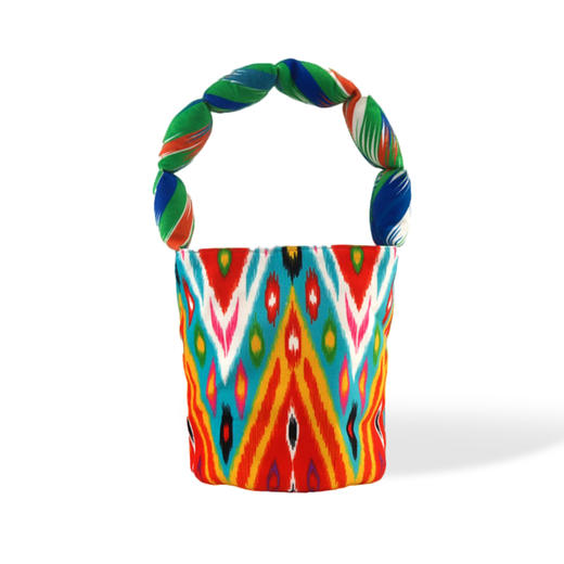 至爱疆物·艾德莱斯水桶包  民族风与时尚感融合 商品图0