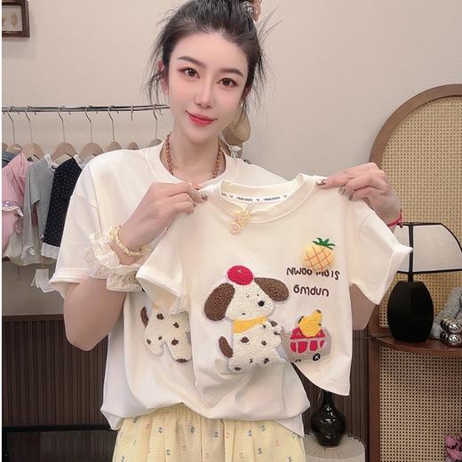 【网红爆款】2025新款亲子装儿童T恤套装彩虹波点格子裤男童女童夏季短袖T恤聚 商品图6