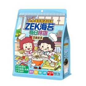ZEK 芝麻多多每日拌饭海苔 70g/袋