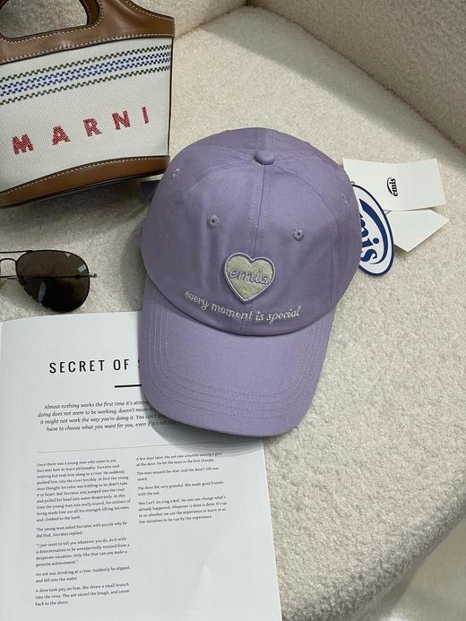 emis爱心装饰棉鸭舌帽棒球帽男女同款情侣款（CO） 商品图5