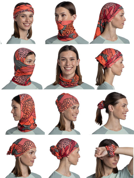 BUFF 酷爽 防紫外线 户外防晒防沙面罩头巾 速干透气抑菌防异味 商品图4