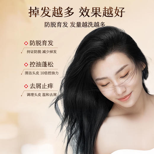 【下单赠烟酰胺补水面膜】欧橘Orginese 草本生姜防脱固发洗发水 啫喱质地 480ml/瓶 商品图1