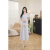 鹿向南「云野布蕾」法式甜美气质连衣裙女2025夏季方领收腰长裙 商品缩略图0
