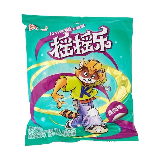 【1件起全国包邮】新疆统一摇摇乐方便面 小浣熊干脆面 整箱带粉包（40g*15包） 商品图2