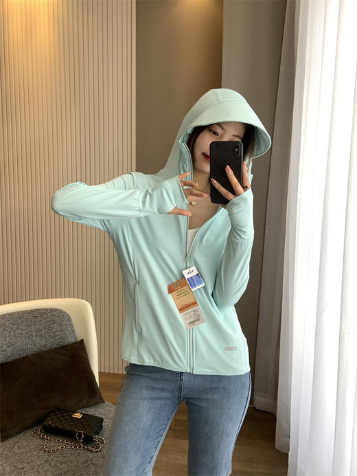 防晒衣女夏冰感upf50 防紫外线透气薄款大帽檐防嗮衫 男户外防晒服 商品图6