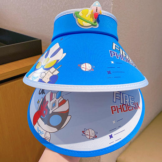 【YW】无忧购儿童空顶帽奥特曼夏季防紫外线遮阳帽防晒帽（截单后7天发货) 商品图2