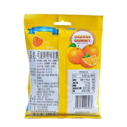 可康 香橙味软糖 100g/袋 商品图3