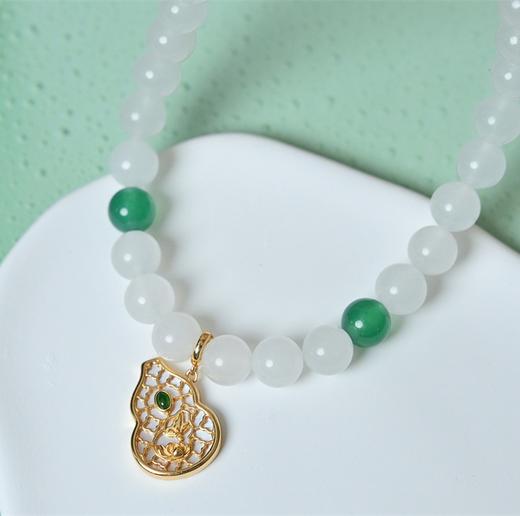 贝诗珠宝 【福伴】非洲翠项链&金丝玉首饰系列 母亲节礼盒 商品图7