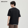 贝纳川100支高密字母植绒短袖T恤ECF114003 商品缩略图3