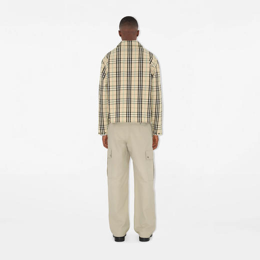 BURBERRY 巴宝莉 男士格纹棉质哈灵顿夹克外套 格子 8101040 C1849 商品图3