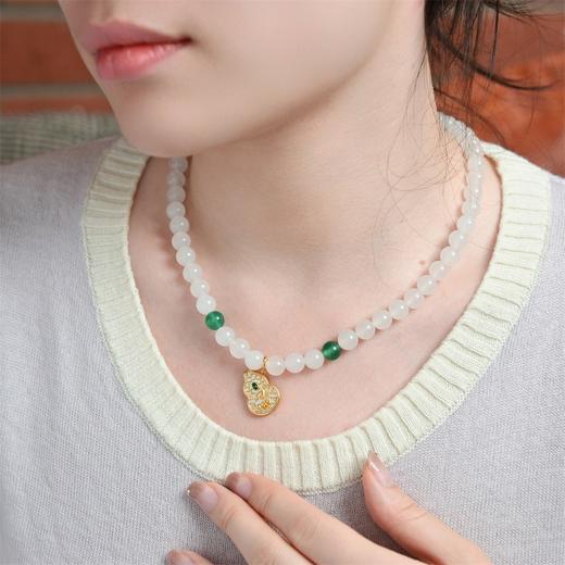 贝诗珠宝 【福伴】非洲翠项链&金丝玉首饰系列 母亲节礼盒 商品图1