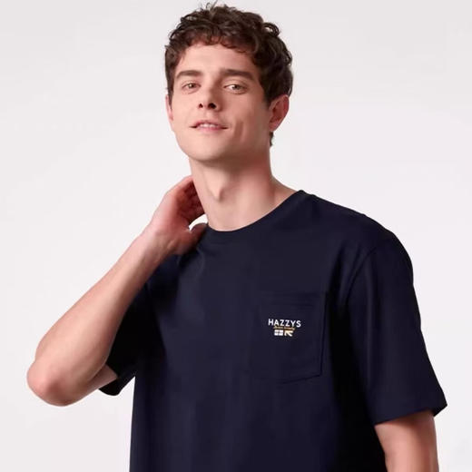 哈*斯男款长绒棉 T 恤｜双色经典高性价比闭眼入 商品图2