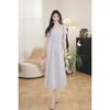 鹿向南「云野布蕾」法式甜美气质连衣裙女2025夏季方领收腰长裙 商品缩略图1