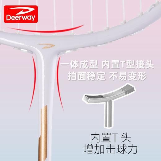 【超轻碳素系列，攻守兼备耐看又耐打】羽毛球拍超轻耐打套装 比赛训练带球双拍 专为大学生 羽毛球爱好者设计-QQ 商品图2