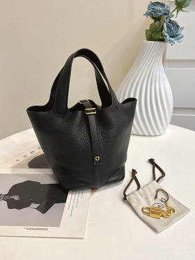 爱马仕 菜篮子18 黑金  Y刻