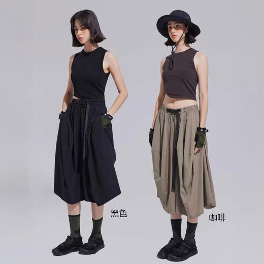 senlinjeepsd 户外速干新冰皮凉感防晒裙裤 垂感十足 实力遮肉 隐藏式口袋 高腰显瘦 商品图8