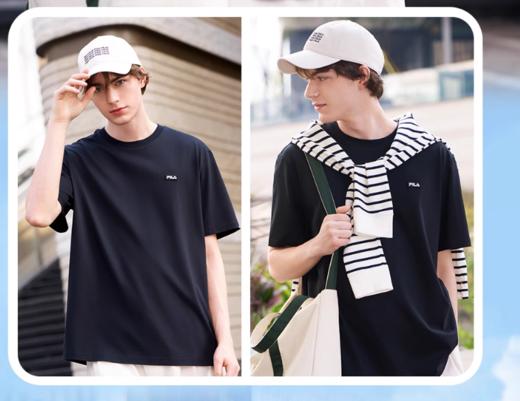 锡现 【纯纯的单】飞鸟家，贴布绣LOGO情侣款T恤 商品图3