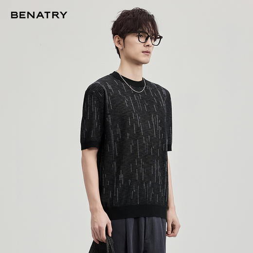 贝纳川竹节麻短袖T恤ECF127003 商品图2