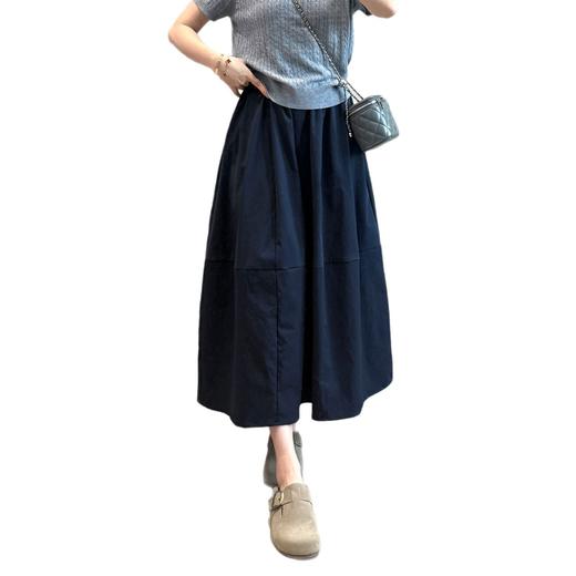 2025新款抗皱超态棉花苞裙12块裁片解构立裁灯笼半身裙遮肉长裙春款！ 商品图4