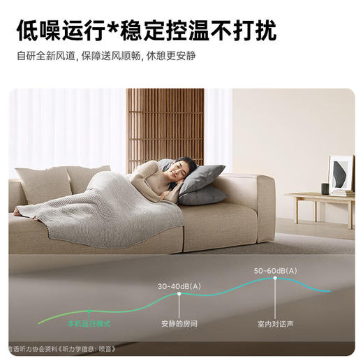 小米（MI）米家柔风空调挂机1.5匹新一级能效卧室壁挂式智能互联冷暖变频空调KFR-35GW/R1X1 1.5匹 一级能效 商品图6