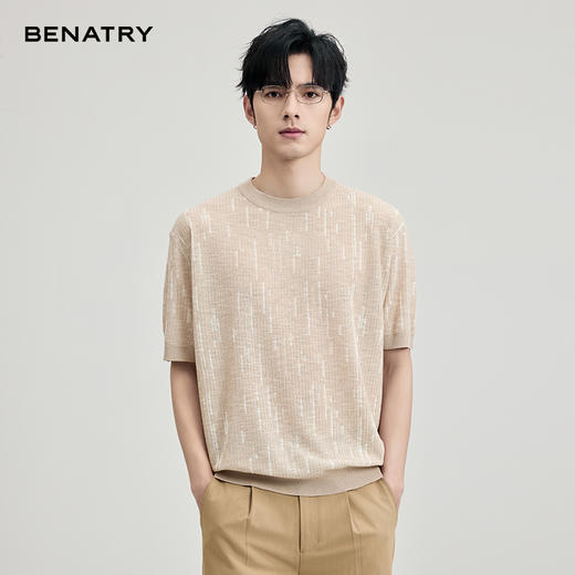 贝纳川竹节麻短袖T恤ECF127003 商品图7
