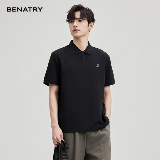贝纳川260克爆米花棉短袖POLO ECF114001 商品图7