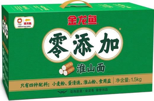 【集采】金龙鱼金龙鱼零添加淮山面/波纹面系列/1.5方/1.5kg(塑料袋/纸箱） 商品图0