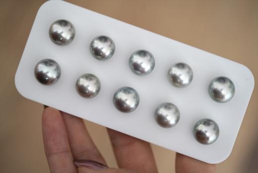 耳钉定制天团系列「天女  铂金灰 澳白」 商品图9