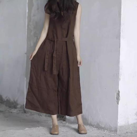 裁缝学苑AS459亚麻连衣阔腿裤纸样女装九分裤背心连体裤子样板图纸 商品图7