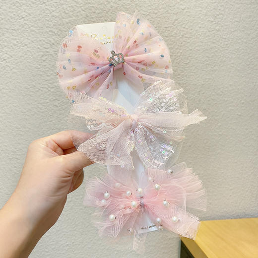 【潮流刘海边夹套装，萌趣加分！】儿童蝴蝶结发夹发饰 新款小女孩发卡子 可爱宝宝刘海边夹套装-QQ 商品图8