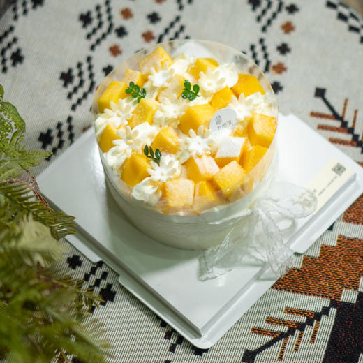 6寸夏日小清新【乳脂➕新鲜芒果夹心】 商品图0