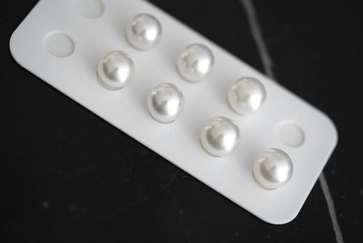 耳钉定制天团系列「天女  铂金灰 澳白」 商品图10