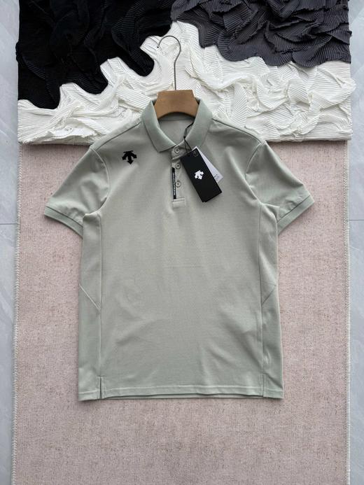 点此购买 迪桑特夏季男士综训防晒吸湿面料运动休闲翻领短袖POLO衫 LL 315114 商品图2
