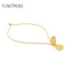 GAONAS  新中式潮流国风葫芦金色项链11345XY 商品缩略图2