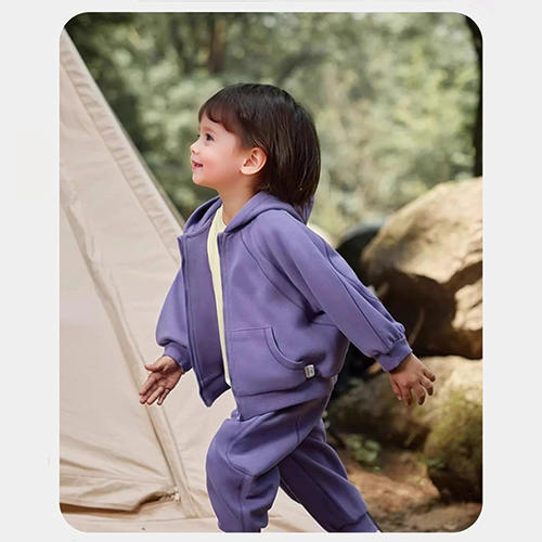 裁缝学苑TQ155连帽卫衣套装纸样儿童运动服男童童装拉链外套裤子样板 商品图3