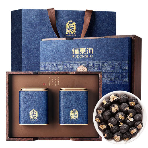 【自营】【福东海】特选优级甄皇大果黑枸杞礼盒480g 商品图6