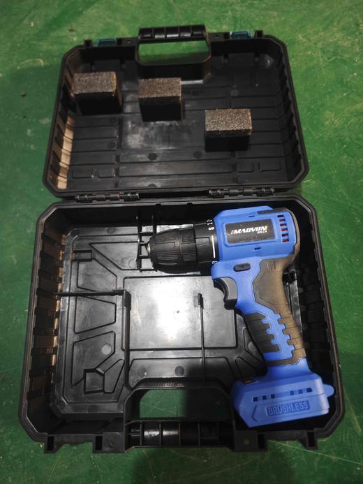 【货号02360】包邮锂电钻机头颜色随机发21V无刷锂电钻大艺款插脚充电钻机头 商品图4