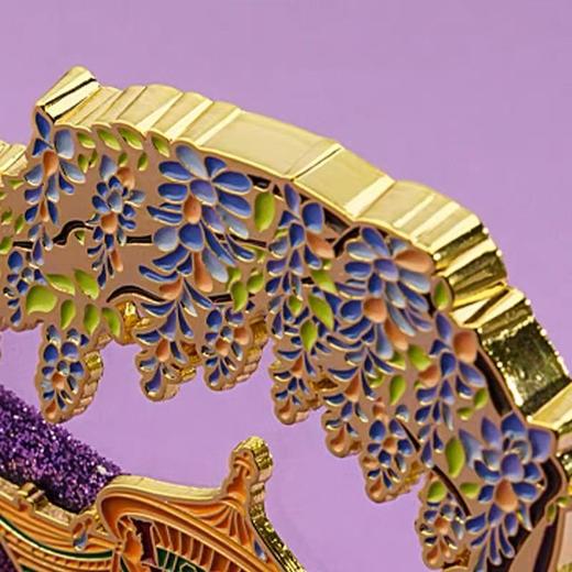 御花园紫藤花语流沙冰箱贴 商品图3