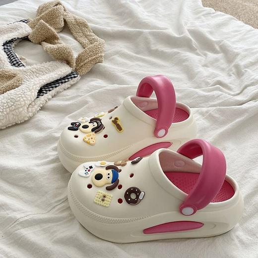 【好看耐看潮流单品】洞洞鞋女款夏季外穿踩屎感护士厚底防滑新款沙滩包头凉拖鞋夏。ry 商品图8