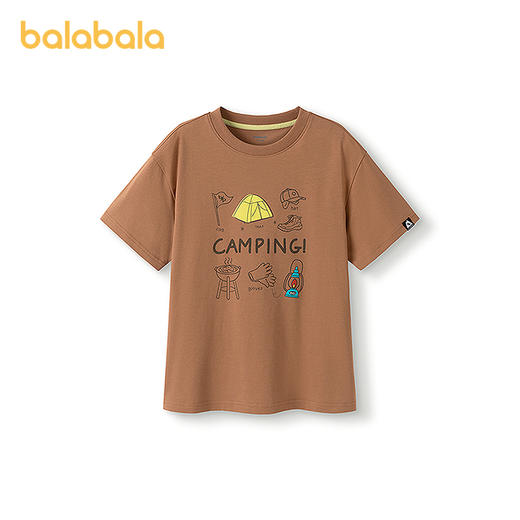 巴拉巴拉儿童短袖t恤2025新款夏季男童上衣速干凉感 商品图4